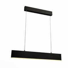 Светильник подвесной percetti (st luce) черный 64x12x4 см.
