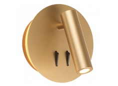 Бра beam (odeon light) золотой 14x14x4 см.