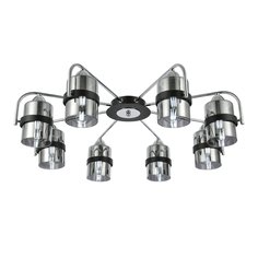 Люстра потолочная fiumo (evoluce) серебристый 18 см.