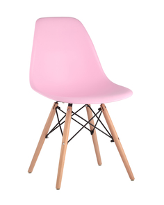 Стул eames wood (stoolgroup) розовый 46x81x53 см.