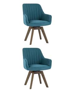 Стул вращающийся mans 2 шт. (stoolgroup) бирюзовый 61x82x62 см.