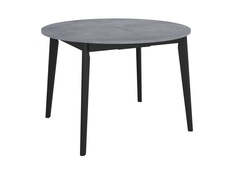 Стол oslo круглый раскладной (bradexhome) серый 75 см.