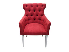 Кресло byron (myfurnish) красный 62x96x66 см.
