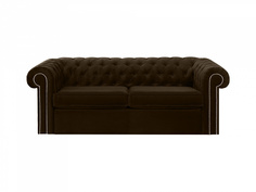 Диван chesterfield (ogogo) коричневый 208x73x105 см.