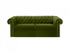 Диван chesterfield (ogogo) зеленый 208x73x105 см.