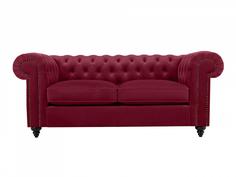 Диван chester classic (ogogo) красный 183x75x80 см.