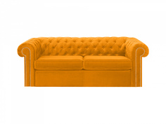 Диван chesterfield (ogogo) желтый 208x73x105 см.