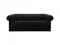 Диван chesterfield (ogogo) черный 208x73x105 см.