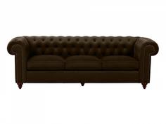Диван chester classic (ogogo) коричневый 226x75x80 см.