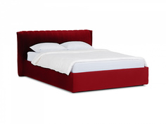 Кровать queen anastasia lux (ogogo) красный 187x95x226 см.
