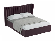 Кровать queen agata lux (ogogo) фиолетовый 203x112x225 см.