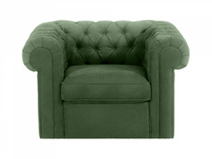 Кресло chesterfield (ogogo) зеленый 115x73x105 см.