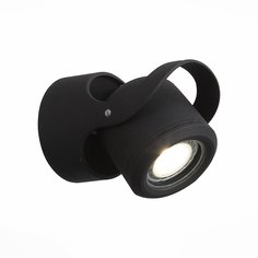 Светильник уличный настенный round (st luce) черный 9x9x13 см.