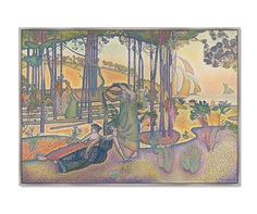 Репродукция картины на холсте the evening air 1893г. (картины в квартиру) мультиколор 105x75 см.