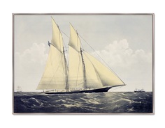 Репродукция картины на холсте r.t.y.c. schr. cambria 1870г. (картины в квартиру) мультиколор 105x75 см.