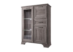 Тумба tiffany 1v2d1s (анрэкс) коричневый 94x126x37 см.