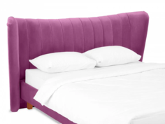 Кровать queen ii agata l (ogogo) фиолетовый 225.0x112.0x203.0 см.