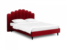 Кровать queen ii sharlotta l 1600 (ogogo) красный 210x122x180 см.