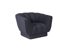 Кресло fabio (garda decor) серый 96x74x104 см.