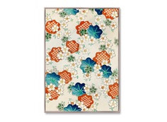 Репродукция картины на холсте floral pattern iii, 1894г. (картины в квартиру) мультиколор 75x105 см.