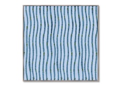 Репродукция картины на холсте vintage print of japanese textile №80, 1904г. (картины в квартиру) мультиколор 105x105 см.