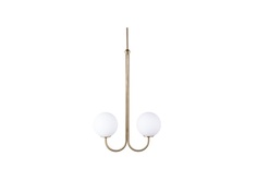 Светильник подвесной melilla duo (desondo) золотой 42x110x14 см.