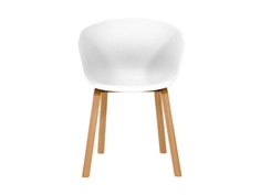 Стул пластиковый paul (ogogo) белый 56x88x55 см.