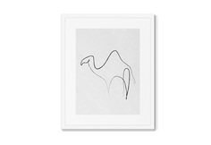 Репродукция картины в раме camel (картины в квартиру) мультиколор 42x52 см.