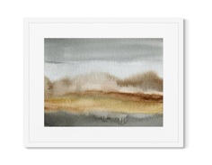 Репродукция картины в раме autumn landscape (картины в квартиру) мультиколор 42x52 см.