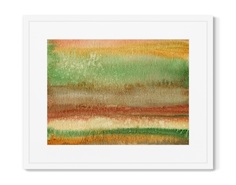 Репродукция картины в раме summer landscape in layers (картины в квартиру) мультиколор 42x52 см.