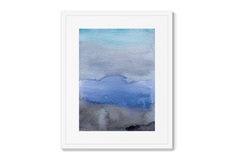 Репродукция картины в раме sky in colors (картины в квартиру) синий 42x52 см.