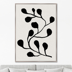 Репродукция картины на холсте branches in color, no9 (картины в квартиру) бежевый 75x105 см.