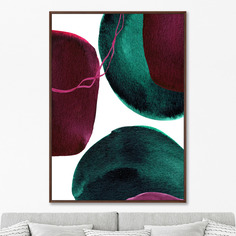 Репродукция картины на холсте forms and colors, composition no31 (картины в квартиру) мультиколор 75x105 см.