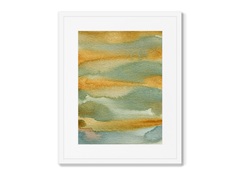 Репродукция картины в раме the river bank and the hills beyond (картины в квартиру) мультиколор 42x52 см.