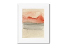 Репродукция картины в раме sunset over the water (картины в квартиру) мультиколор 42x52 см.