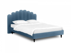 Кровать queen ii sharlotta l 1600 (ogogo) синий 217x122x180 см.