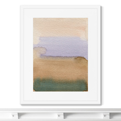 Репродукция картины в раме august evening sky (картины в квартиру) мультиколор 42x52 см.