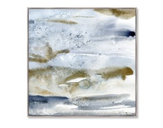 Репродукция картины на холсте ocean after a thunderstorm (картины в квартиру) мультиколор 105x105 см.