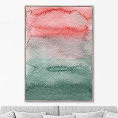 Репродукция картины на холсте the sky just before sunrise (картины в квартиру) мультиколор 75x105 см.
