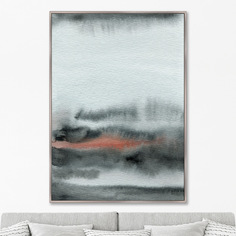 Репродукция картины на холсте edges of the morning sun (картины в квартиру) мультиколор 75x105 см.