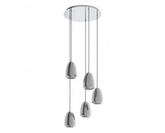 Подвесной светильник alobrase (eglo) серый 110 см.
