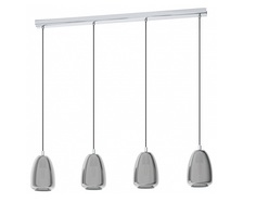 Подвесной светильник alobrase (eglo) серый 15x110x108 см.