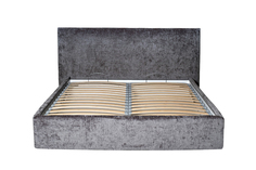 Кровать modena (garda decor) серый 215x111x218 см.
