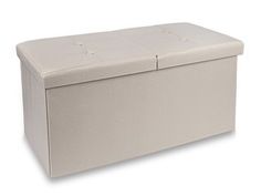 Складной пуф-банкетка (my interno) серый 76x38x38 см.