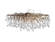 Люстра подвесная капли (garda decor) прозрачный 120x45x60 см.