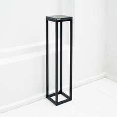 Консоль стройняшка в черном цвете 20*90 (archpole) белый 20x90x20 см.