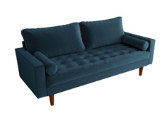 Диван трехместный scott (bradexhome) синий 177x81x84 см.