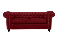 Диван chester classic (ogogo) красный 183x75x80 см.
