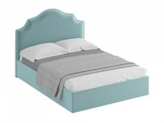Кровать queen victoria lux (ogogo) бирюзовый 170x130x216 см.