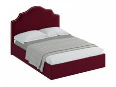 Кровать queen victoria lux (ogogo) красный 170x130x216 см.